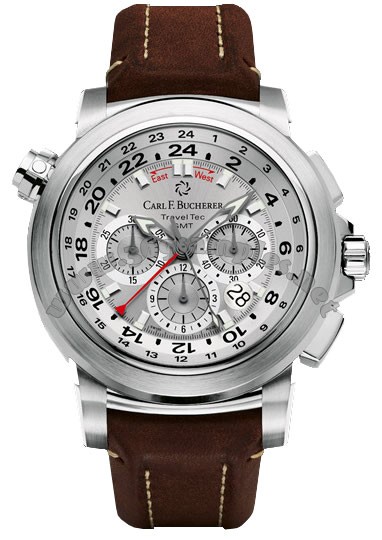 Carl F. Bucherer Patravi Traveltec GMT Mens Wristwatch 00.10620.08.63.01