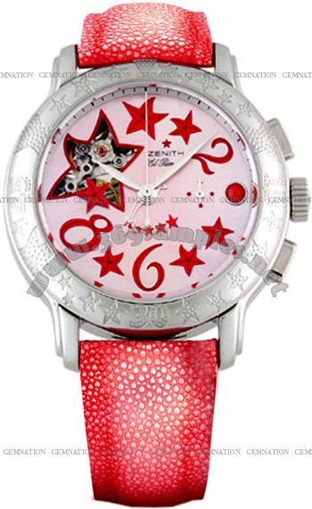 Zenith Star Sea Open El Primero Ladies Wristwatch 03.1233.4021-82.C630