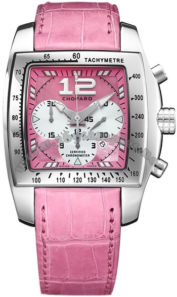 Chopard Two O Ten XL Ladies Wristwatch 168961-3001-PINK