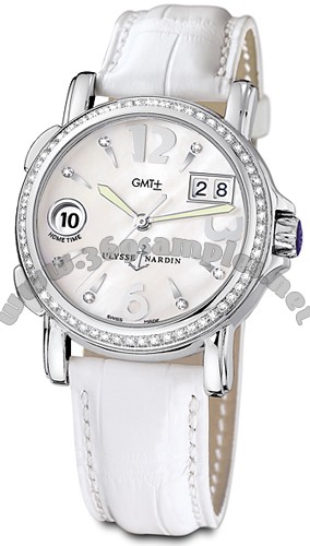Ulysse Nardin GMT Big Date 37mm Ladies Wristwatch 223-28B/691