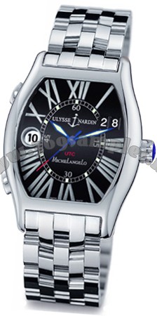 Ulysse Nardin Michelangelo UTC Dual Time Mens Wristwatch 223-48-7/42