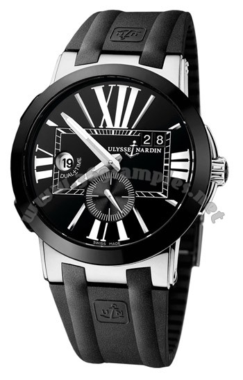Ulysse Nardin Executive Dual Time Mens Wristwatch 243-00-3-42