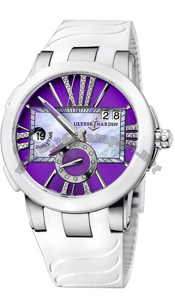 Ulysse Nardin Executive Dual Time Ladies Ladies Wristwatch 243-10-3-30-07