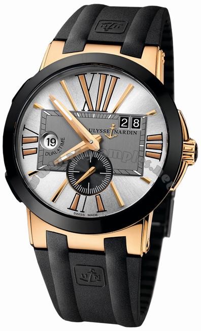 Ulysse Nardin Executive Dual Time 43mm Mens Wristwatch 246-00-3/421