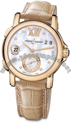 Ulysse Nardin GMT Big Date 37mm Ladies Wristwatch 246-22/391
