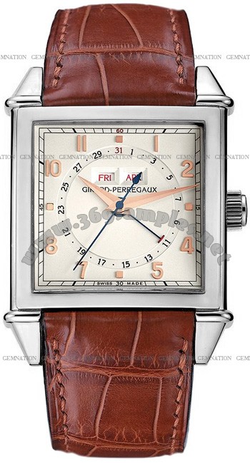 Girard-Perregaux Vintage 1945 Triple Calendar Mens Wristwatch 25810-11-151-BACA