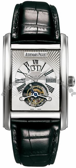 Audemars Piguet Edward Piguet Large Date Tourbillon Mens Wristwatch 26009BC.OO.D002CR.01