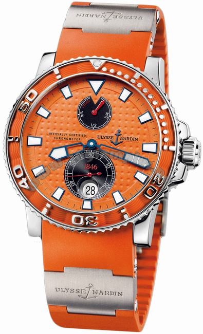 Ulysse Nardin Maxi Marine Diver Chronometer Mens Wristwatch 263-33-3/97