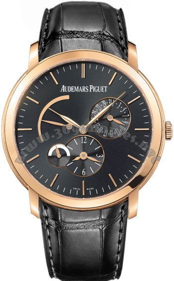 Audemars Piguet Jules Audemars Dual Time Mens Wristwatch 26380OR.OO.D002CR.01