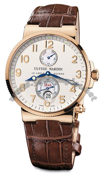 Ulysse Nardin Maxi Marine Chronometer Mens Wristwatch 266-66