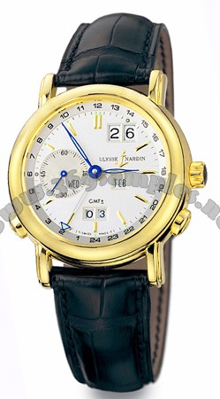 Ulysse Nardin GMT +/- Perpetual 38.5mm Mens Wristwatch 321-22