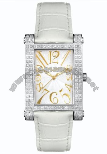 SWISS LEGEND Diamond/Eleganza Ladies Wristwatch 40029-22-YN-WHT
