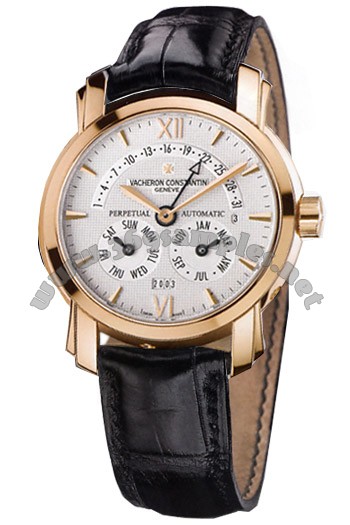 Vacheron Constantin Perpetual Calendar Retrograde Mens Wristwatch 47031.000R-8955