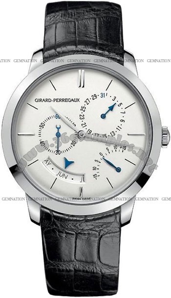 Girard-Perregaux 1966 Annual Calendar Mens Wristwatch 49538-53-133-BK6A