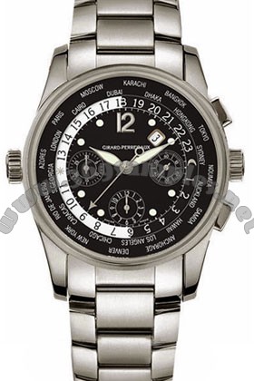 Girard-Perregaux World Timer WW.TC Chronograph Mens Wristwatch 49800.T.21.6046