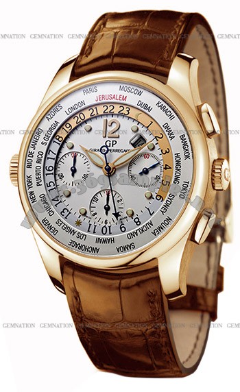 Girard-Perregaux World Timer WW.TC Chronograph Mens Wristwatch 49805-52-694SBACA