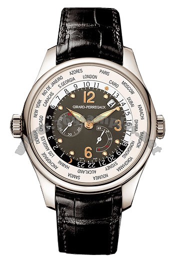 Girard-Perregaux World Timer WW.TC Chronograph Mens Wristwatch 49850-53-251-BACD