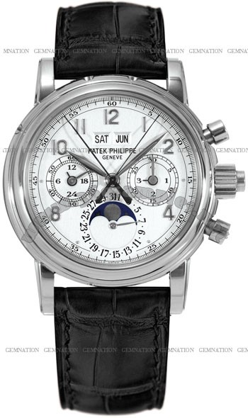 Patek Philippe Split Seconds Chronograph Mens Wristwatch 5004G