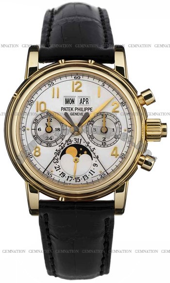 Patek Philippe Split Seconds Chronograph Mens Wristwatch 5004J