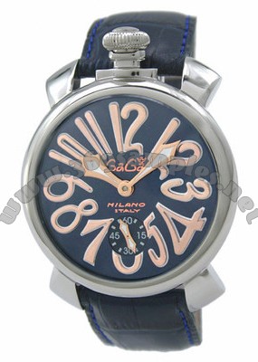 GaGa Milano Manual 48mm Steel Men Wristwatch 5010.5.NV