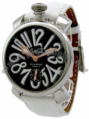 GaGa Milano Manual 48mm Steel Men Wristwatch 5010.6.WH