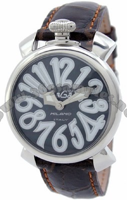 GaGa Milano Manual 40mm Steel Unisex Wristwatch 5020.4.BR