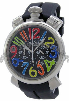 GaGa Milano Chronograph 48mm Men Wristwatch 5050.2.BK