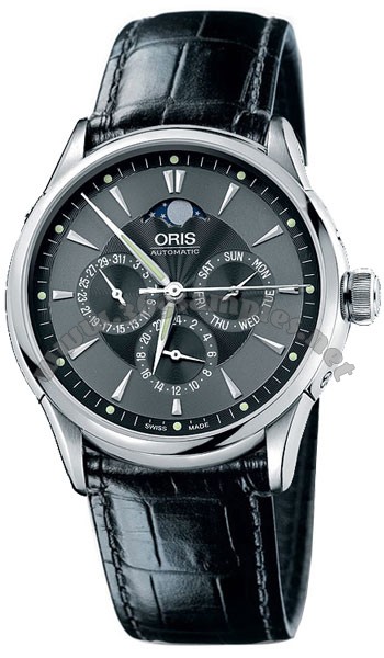 Oris Artelier GMT Mens Wristwatch 581.7592.40.54.LS