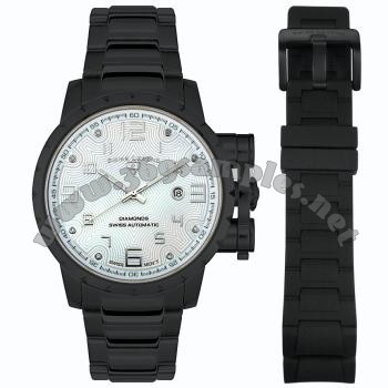 SWISS LEGEND Ambassador Mens Wristwatch 60010-BLK-WHT