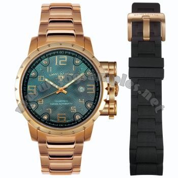 SWISS LEGEND Ambassador Mens Wristwatch 60010-RG-BLK