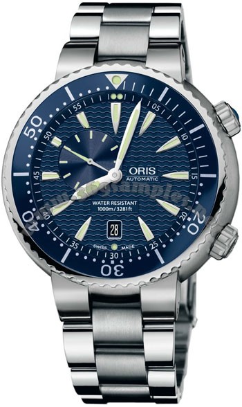 Oris Divers Small Second Date Mens Wristwatch 643.7609.85.55.MB