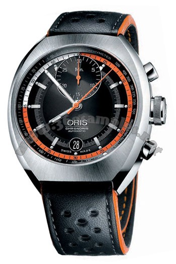 Oris Chronoris Mens Wristwatch 672.7564.41.54.LS