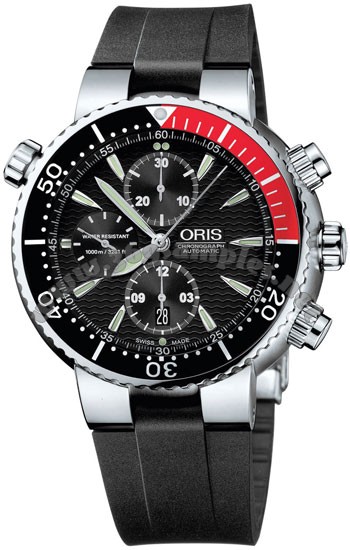 Oris Diver Chronograph Mens Wristwatch 674.7599.71.54.RS