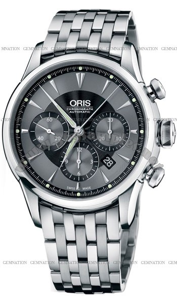 Oris Artelier Chronograph Mens Wristwatch 676.7603.4054.MB