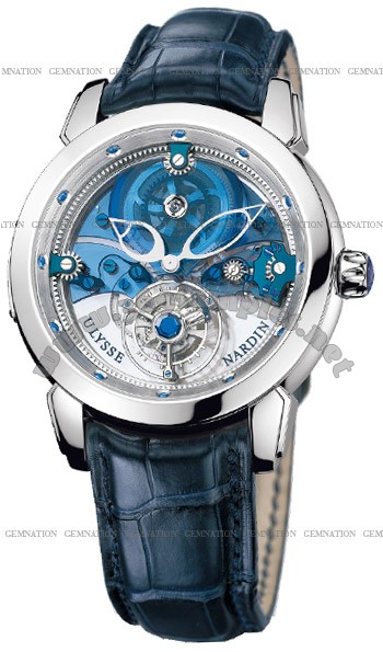 Ulysse Nardin Royal Blue Tourbillon Mens Wristwatch 799-81