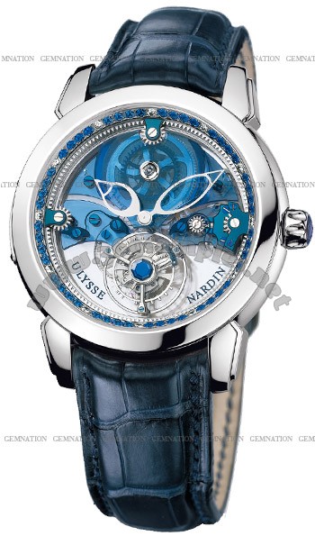 Ulysse Nardin Royal Blue Tourbillon Mens Wristwatch 799-82