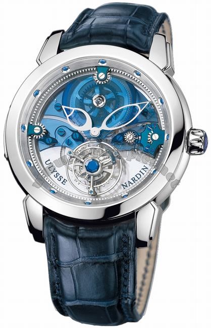 Ulysse Nardin Royal Blue Mystery Tourbillon 43mm Medium Wristwatch 799-91