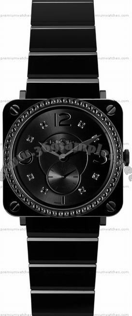 Bell & Ross BR S Quartz Phantom Diamond Unisex Wristwatch BRS-BLC-PH-LGD/SCE