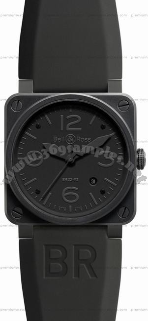 Bell & Ross BR 03-92 Phantom Mens Wristwatch BR0392-PHANTOM