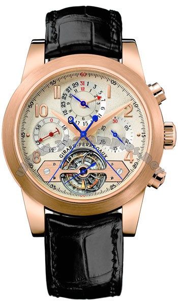 Girard-Perregaux Tourbillon Chronograph Rattrapante Foudroyante Mens Wristwatch 99730.52.151.BA6A