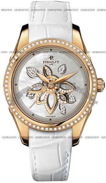 Perrelet Diamond Flower Ladies Wristwatch A3019.1
