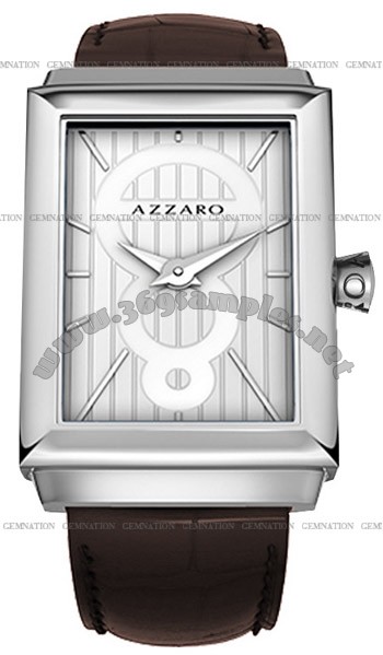 Azzaro Legend Rectangular 2 Hands Mens Wristwatch AZ2061.12AH.000