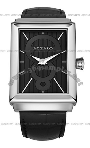 Azzaro Legend Rectangular 2 Hands Mens Wristwatch AZ2061.12BB.000