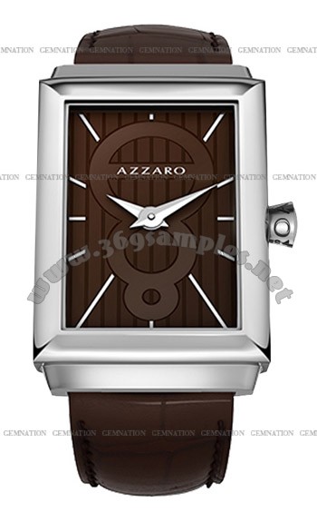 Azzaro Legend Rectangular 2 Hands Mens Wristwatch AZ2061.12HH.000