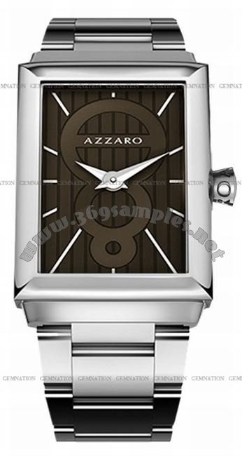 Azzaro Legend Rectangular 2 Hands Mens Wristwatch AZ2061.12HM.000