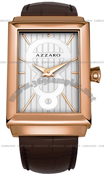 Azzaro Legend Rectangular 2 Hands Mens Wristwatch AZ2061.52AH.000