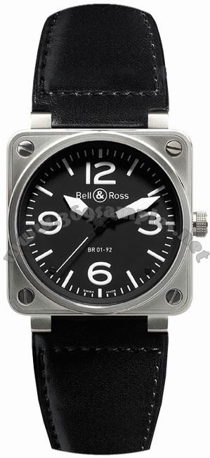 Bell & Ross BR01-92 Mens Wristwatch BR01-92-BD-B-V-27