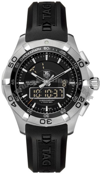 Tag Heuer Aquaracer Chronotimer Mens Wristwatch CAF1010.FT8011