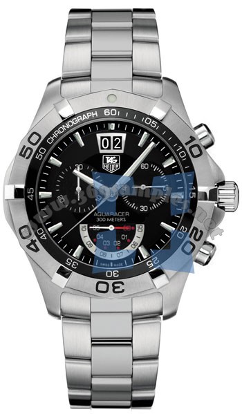 Tag Heuer Aquaracer Chronograph Grand-Date Mens Wristwatch CAF101A.BA0821
