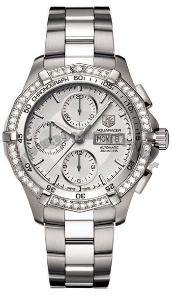Tag Heuer Aquaracer Automatic Diamonds Mens Wristwatch CAF2015.BA0815